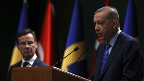 Erdogan says Turkey could approve Sweden’s NATO membership if Europeans ‘open way’ to EU membership
